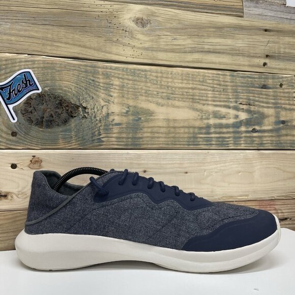 Olukai Koheo Hulu Athletic Casual Sneakers Men’s Size 11.5 Blue Cotton NEW - Picture 6 of 12